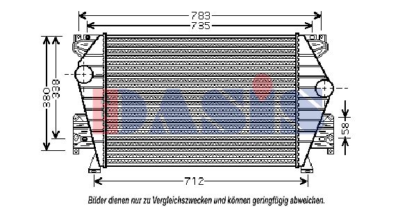 AKS DASIS Kompressoriõhu radiaator 487006N